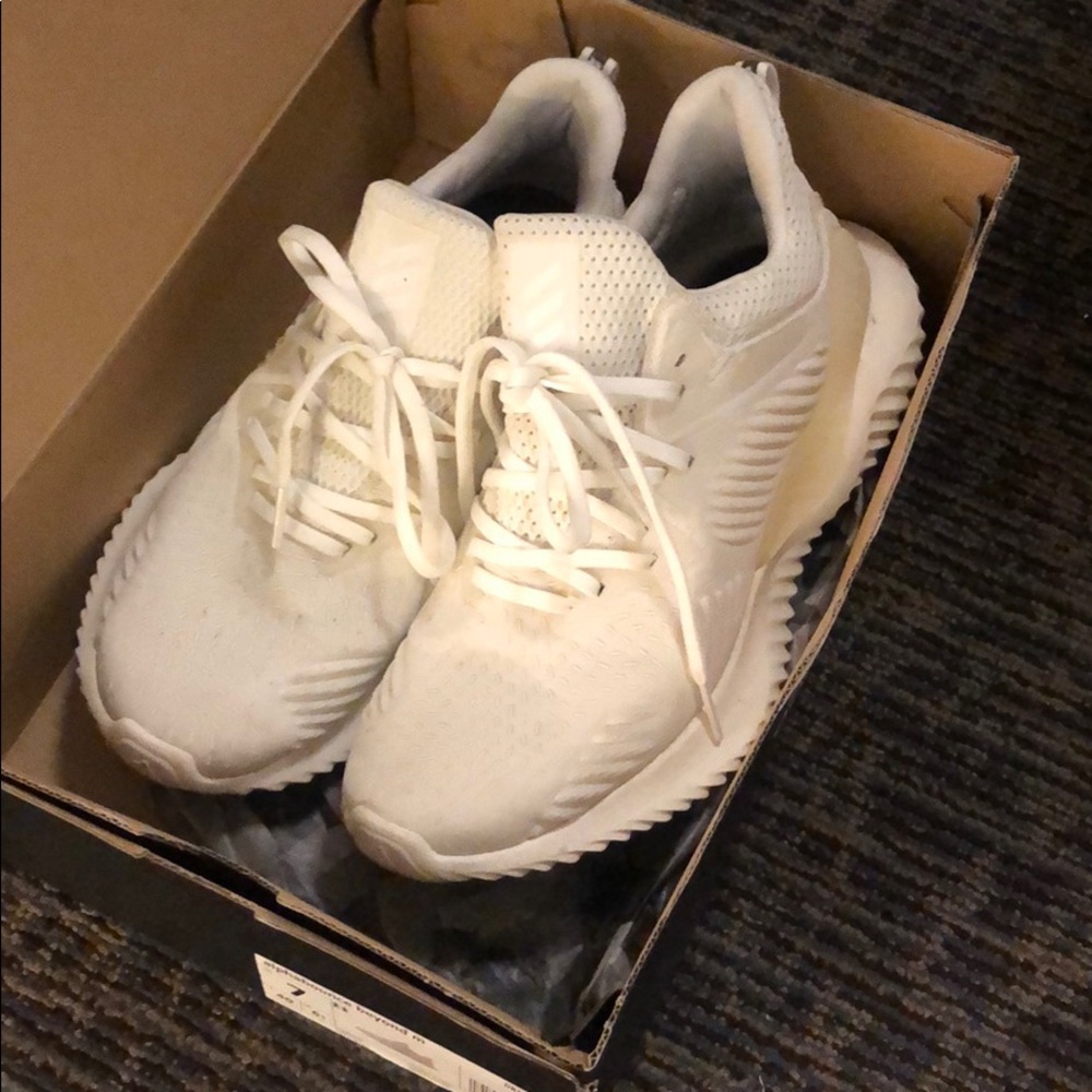 adidas alphabounce beyond running shoe white